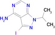 3-Iodo-1-isopropyl-1H-pyrazolo[3,4-d]pyrimidin-4-amine