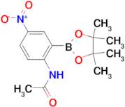 N-(4-Nitro-2-(4,4,5,5-tetramethyl-1,3,2-dioxaborolan-2-yl)phenyl)acetamide