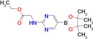 Ethyl 2-((5-(4,4,5,5-tetramethyl-1,3,2-dioxaborolan-2-yl)pyrimidin-2-yl)amino)acetate