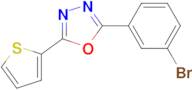 2-(3-Bromophenyl)-5-(thiophen-2-yl)-1,3,4-oxadiazole