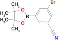 3-Bromo-5-(4,4,5,5-tetramethyl-1,3,2-dioxaborolan-2-yl)benzonitrile