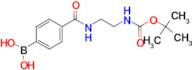 (4-((2-((tert-Butoxycarbonyl)amino)ethyl)carbamoyl)-phenyl)boronic acid