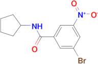 3-Bromo-N-cyclopentyl-5-nitrobenzamide
