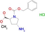 Methyl (2S,4R)-4-amino-1-Cbz-pyrrolidine-2-carboxylate hydrochloride