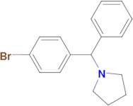 1-((4-Bromophenyl)(phenyl)methyl)pyrrolidine