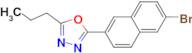 2-(6-Bromonaphthalen-2-yl)-5-propyl-1,3,4-oxadiazole