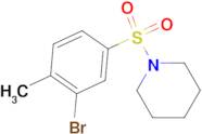 1-((3-Bromo-4-methylphenyl)sulfonyl)piperidine