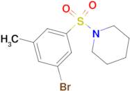 1-((3-Bromo-5-methylphenyl)sulfonyl)piperidine