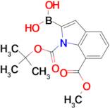 (1-(tert-Butoxycarbonyl)-7-(methoxycarbonyl)-1H-indol-2-yl)boronic acid