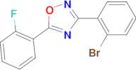 3-(2-Bromophenyl)-5-(2-fluorophenyl)-1,2,4-oxadiazole