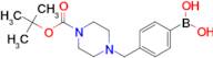 (4-((4-(tert-Butoxycarbonyl)piperazin-1-yl)methyl)phenyl)boronic acid