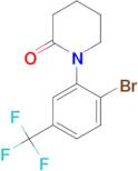 1-(2-Bromo-5-(trifluoromethyl)phenyl)piperidin-2-one