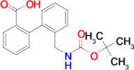 2'-(((tert-Butoxycarbonyl)amino)methyl)-[1,1'-biphenyl]-2-carboxylic acid