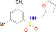 3-Bromo-N-(furan-2-ylmethyl)-5-methylbenzenesulfonamide