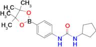 1-Cyclopentyl-3-(4-(4,4,5,5-tetramethyl-1,3,2-dioxaborolan-2-yl)phenyl)urea