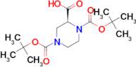 (S)-1,4-Bis(tert-butoxycarbonyl)piperazine-2-carboxylic acid