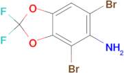 4,6-Dibromo-2,2-difluorobenzo[d][1,3]dioxol-5-amine