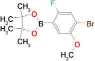 2-(4-Bromo-2-fluoro-5-methoxyphenyl)-4,4,5,5-tetramethyl-1,3,2-dioxaborolane