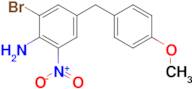 2-Bromo-4-(4-methoxybenzyl)-6-nitroaniline