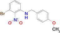 3-Bromo-N-(4-methoxybenzyl)-2-nitroaniline