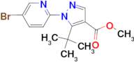 Methyl 1-(5-bromopyridin-2-yl)-5-(tert-butyl)-1H-pyrazole-4-carboxylate