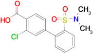 3-Chloro-2'-(N,N-dimethylsulfamoyl)-[1,1'-biphenyl]-4-carboxylic acid