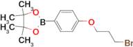 2-(4-(3-Bromopropoxy)phenyl)-4,4,5,5-tetramethyl-1,3,2-dioxaborolane