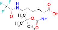 (S)-2-((tert-Butoxycarbonyl)amino)-6-(2,2,2-trifluoroacetamido)hexanoic acid