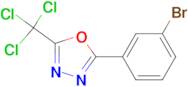 2-(3-Bromophenyl)-5-(trichloromethyl)-1,3,4-oxadiazole