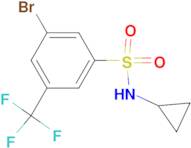 3-Bromo-N-cyclopropyl-5-(trifluoromethyl)benzenesulfonamide