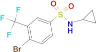 4-Bromo-N-cyclopropyl-3-(trifluoromethyl)benzenesulfonamide