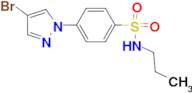 4-(4-Bromo-1H-pyrazol-1-yl)-N-propylbenzenesulfonamide