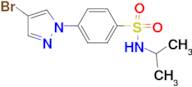 4-(4-Bromo-1H-pyrazol-1-yl)-N-isopropylbenzenesulfonamide