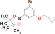 2-(3-Bromo-5-(cyclopropylmethoxy)phenyl)-4,4,5,5-tetramethyl-1,3,2-dioxaborolane