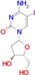 4-Amino-1-((2R,4S,5R)-4-hydroxy-5-(hydroxymethyl)tetrahydrofuran-2-yl)-5-iodopyrimidin-2(1H)-one