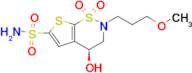 (S)-4-Hydroxy-2-(3-methoxypropyl)-3,4-dihydro-2H-thieno[3,2-e][1,2]thiazine-6-sulfonamide 1,1-dioxide