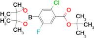 tert-Butyl 2-chloro-5-fluoro-4-(4,4,5,5-tetramethyl-1,3,2-dioxaborolan-2-yl)benzoate