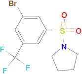 1-((3-Bromo-5-(trifluoromethyl)phenyl)sulfonyl)pyrrolidine