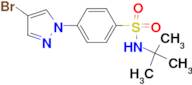 4-(4-Bromo-1H-pyrazol-1-yl)-N-(tert-butyl)benzenesulfonamide