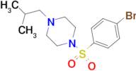 1-((4-Bromophenyl)sulfonyl)-4-isobutylpiperazine