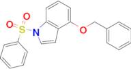 4-(Benzyloxy)-1-(phenylsulfonyl)-1H-indole