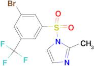1-((3-Bromo-5-(trifluoromethyl)phenyl)sulfonyl)-2-methyl-1H-imidazole