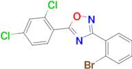 3-(2-Bromophenyl)-5-(2,4-dichlorophenyl)-1,2,4-oxadiazole