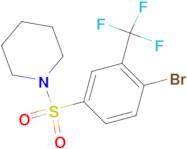 1-((4-Bromo-3-(trifluoromethyl)phenyl)sulfonyl)piperidine