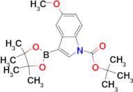 tert-Butyl 5-methoxy-3-(4,4,5,5-tetramethyl-1,3,2-dioxaborolan-2-yl)-1H-indole-1-carboxylate