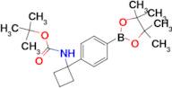 Tert-Butyl (1-(4-(4,4,5,5-tetramethyl-1,3,2-dioxaborolan-2-yl)phenyl)cyclobutyl)carbamate