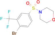 4-((4-Bromo-3-(trifluoromethyl)phenyl)sulfonyl)morpholine