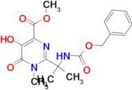 1,6-Dihydro-5-hydroxy-1-methyl-2-[1-methyl-1-[[(phenylmethoxy)carbonyl]amino]ethyl]-6-oxo-4-pyrimi…