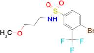 4-Bromo-N-(3-methoxypropyl)-3-(trifluoromethyl)benzenesulfonamide