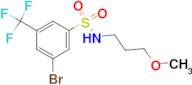 3-Bromo-N-(3-methoxypropyl)-5-(trifluoromethyl)benzenesulfonamide